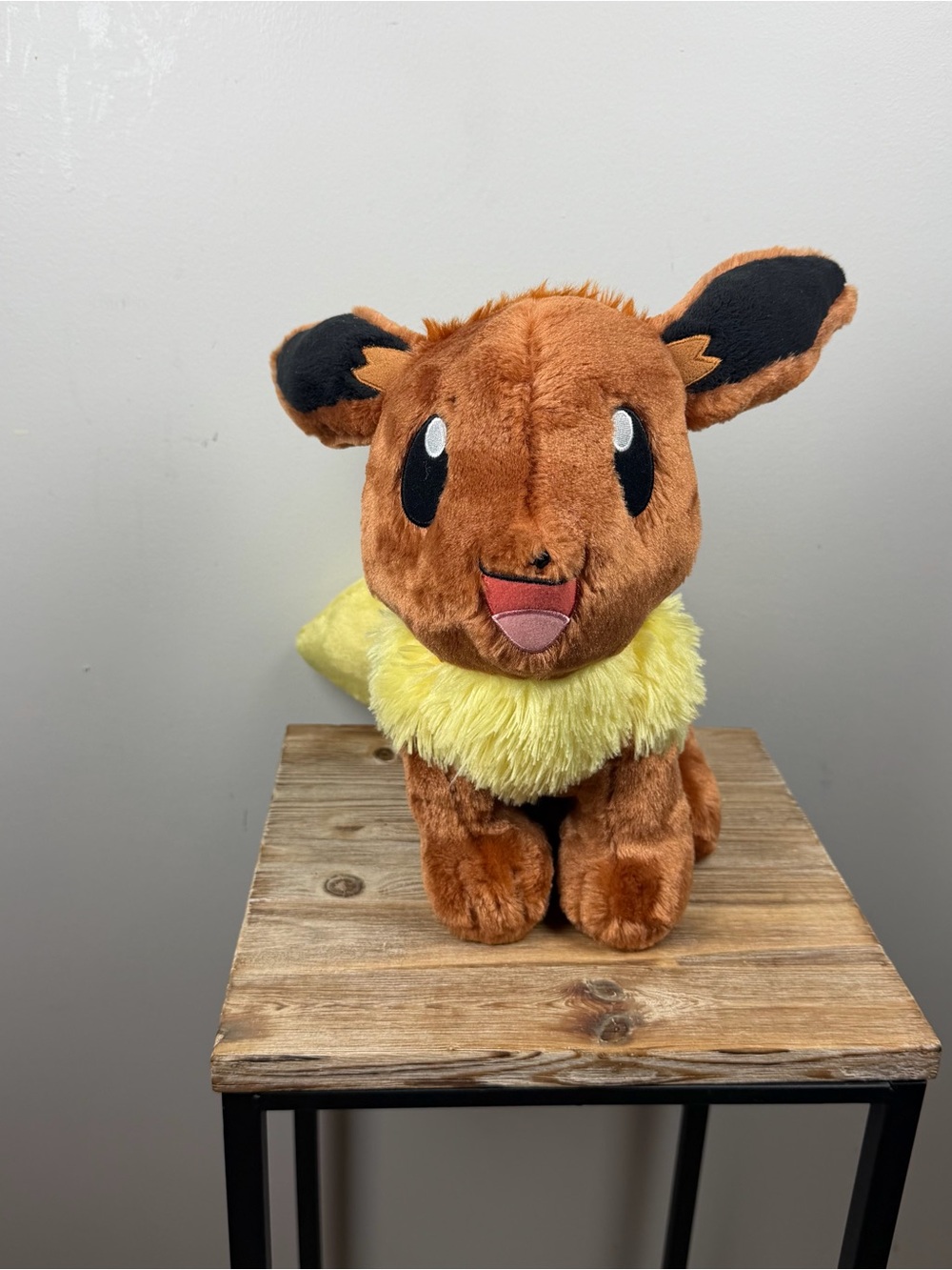 Pokemon Build A Bear BAB Workshop Eevee Anime Stuffed Animal Plush Toy 15" Tall